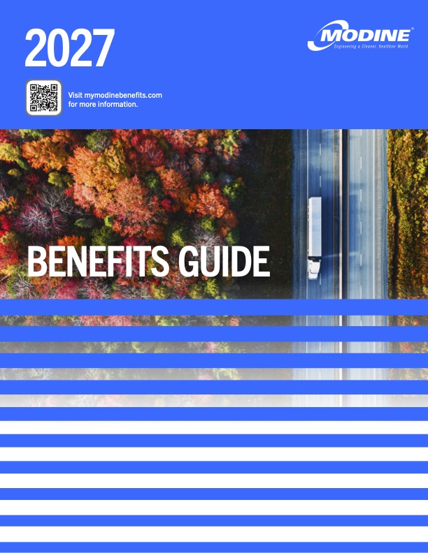 2026 Modine Benefits Guide cover image guide cover
